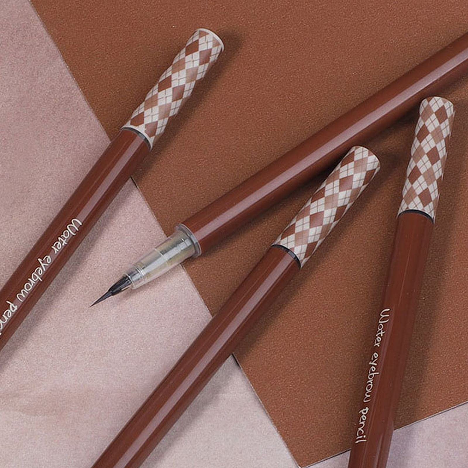 Карандаш для бровей Microblading Grey High Quality Eye Makeup Eyebrow Pencil Automatic Korean Liquid Thin Eyebrow Pencil Extremely Thin Eyebrow Pencil BW2 One Size, фото №1