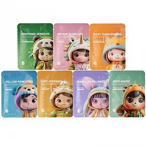 Тканинна маска ARCHIDATE 7 шт. Зволожуюча маска для обличчя - Фото 1