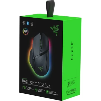 Мышка Razer Basilisk V3 Pro 35K Wireless/Bluetooth Black (RZ01-05240100-R3G1), фото №7 Мышка Razer Basilisk V3 Pro 35K Wireless/Bluetooth Black (RZ01-05240100-R3G1), фото №7