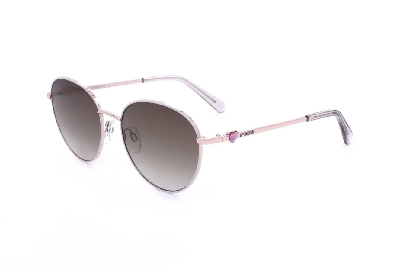 Сонцезахисні окуляри Love Moschino MOL074/S PY3 Мідний Золотий Nude 55/18/140, фото №1