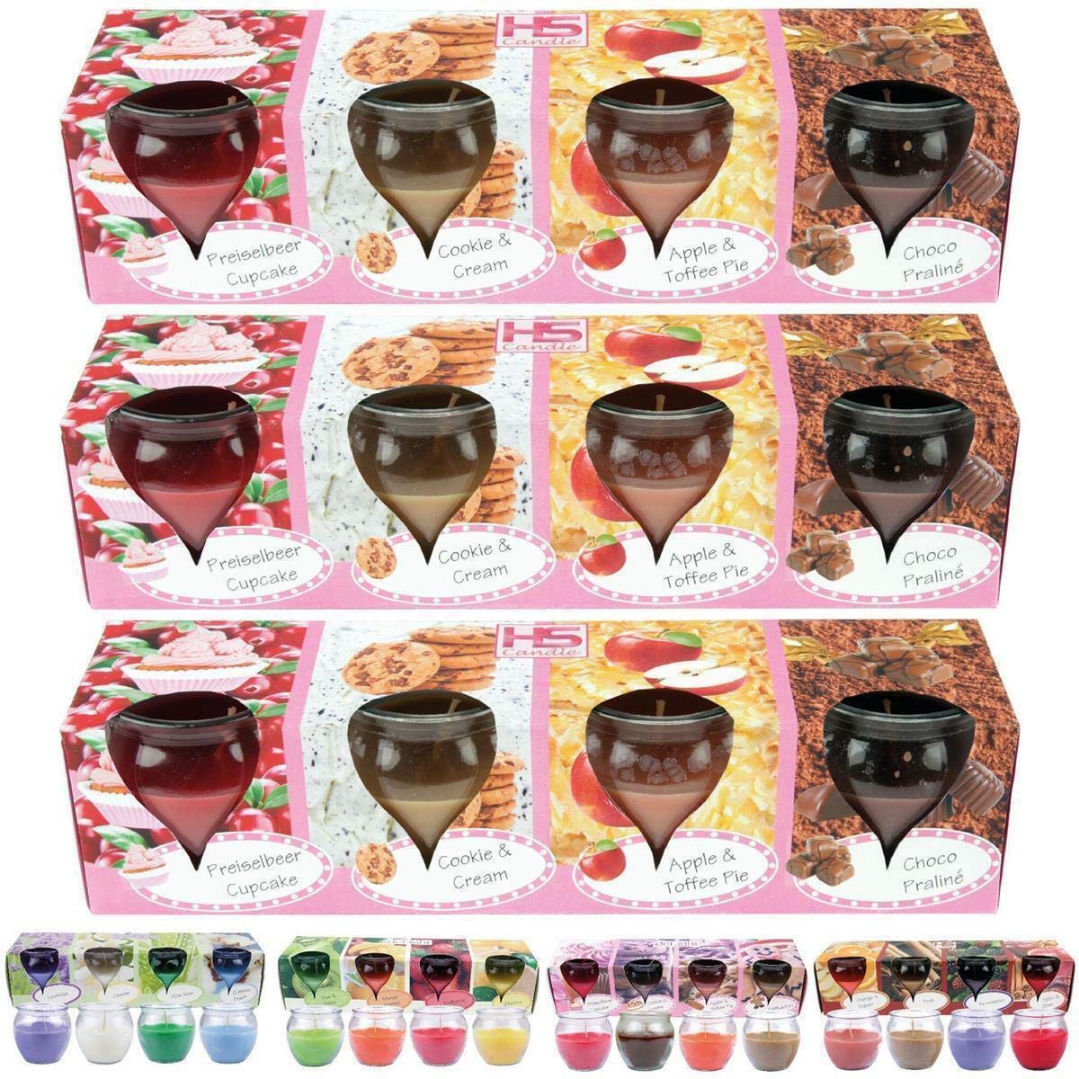 Свічка HS Candle ароматичні із відбором у пакунку 12 шт., фото №7