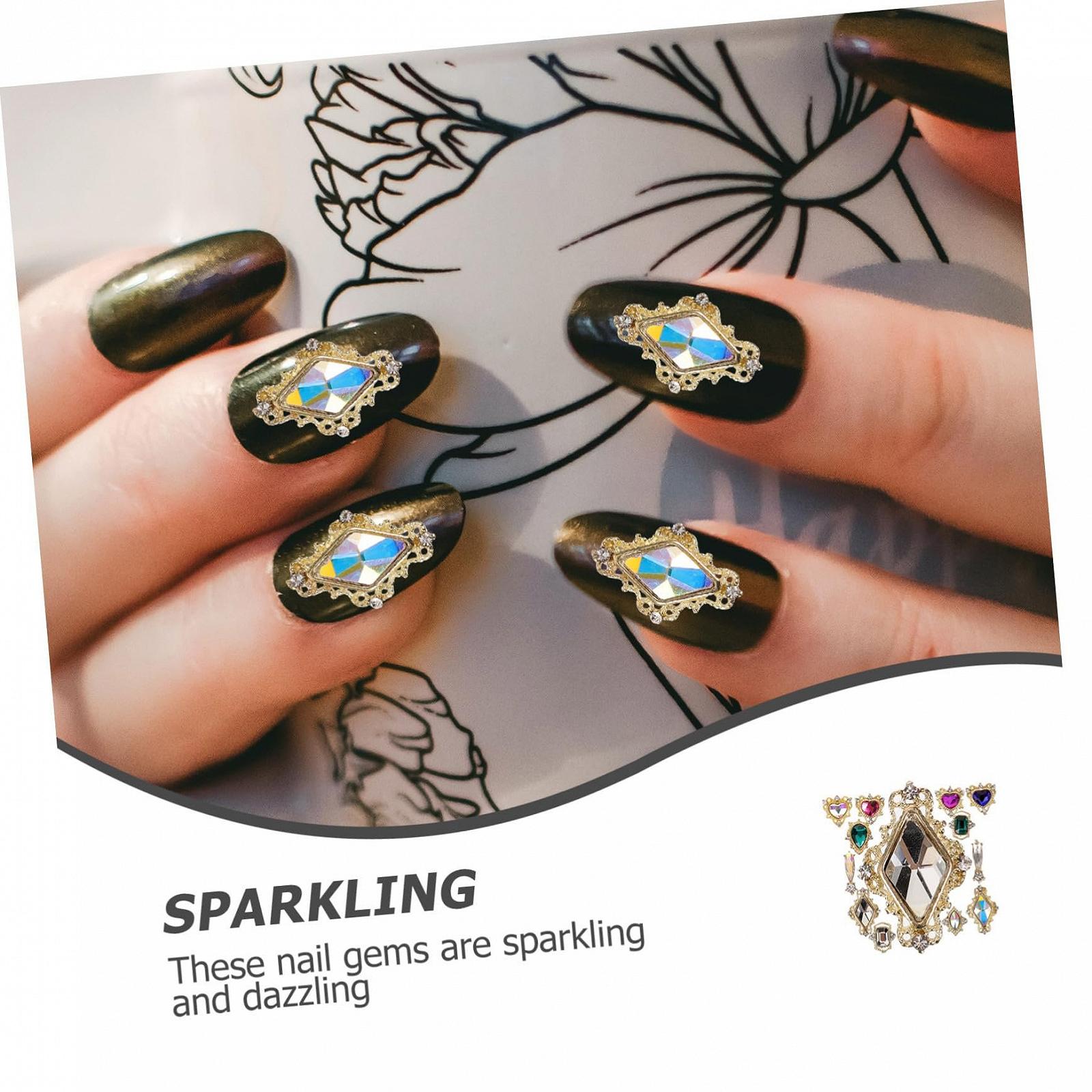 Стрази для нігтів DIY Nail Art Металеві прикраси для манікюру, фото №2 Стрази для нігтів DIY Nail Art Металеві прикраси для манікюру, фото №2