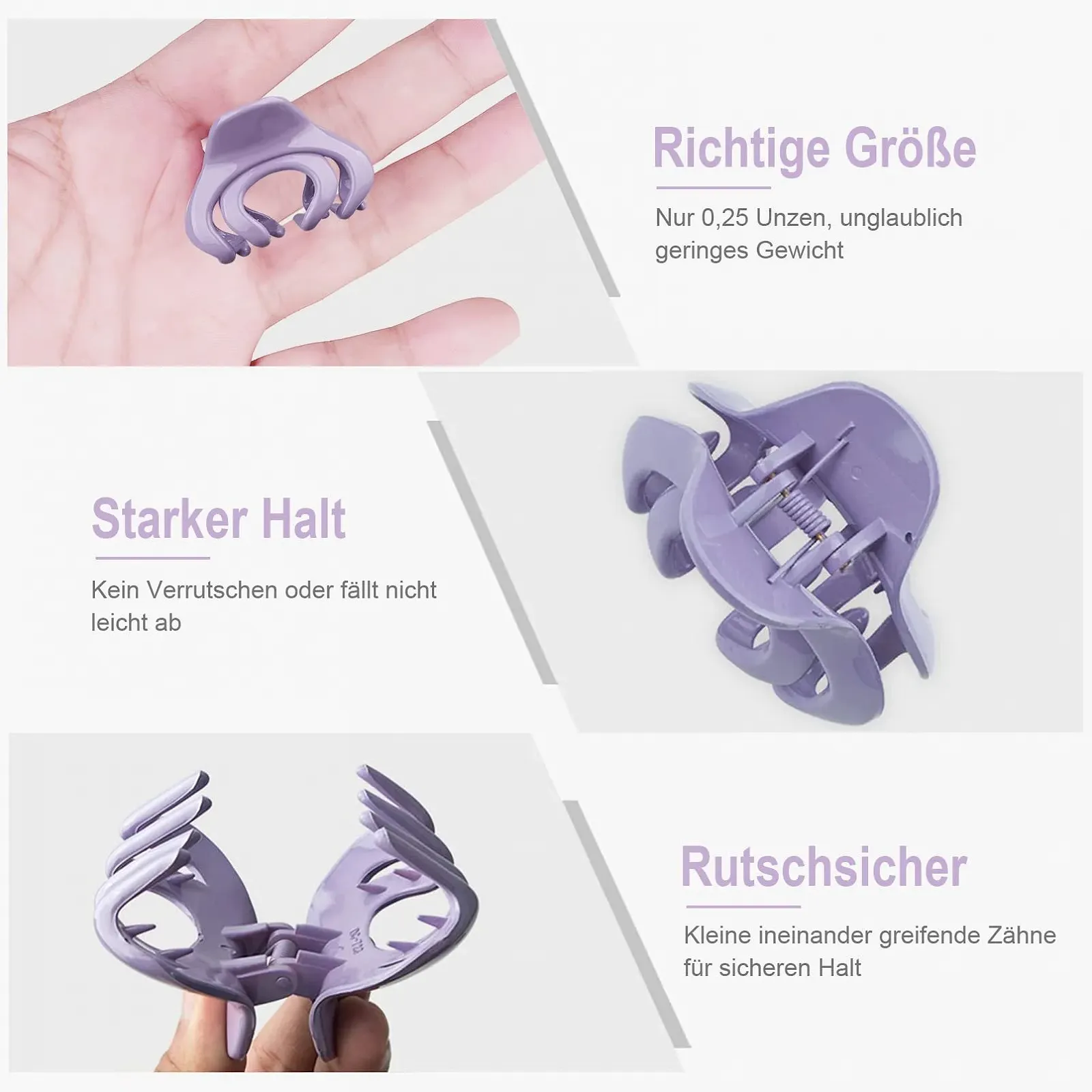 Заколка для волосся FITDON Octopus 4 см, набор 20 штук, фото №4 Заколка для волосся FITDON Octopus 4 см, набор 20 штук, фото №4