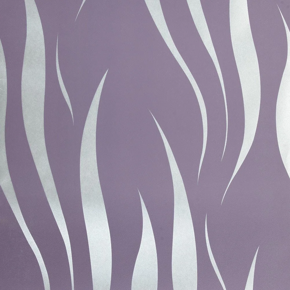 Шпалери Modern Minimalist Water Plant Pattern 3D Flocking Embossed 1 рулон Фіолетовий, фото №3 Шпалери Modern Minimalist Water Plant Pattern 3D Flocking Embossed 1 рулон Фіолетовий, фото №3