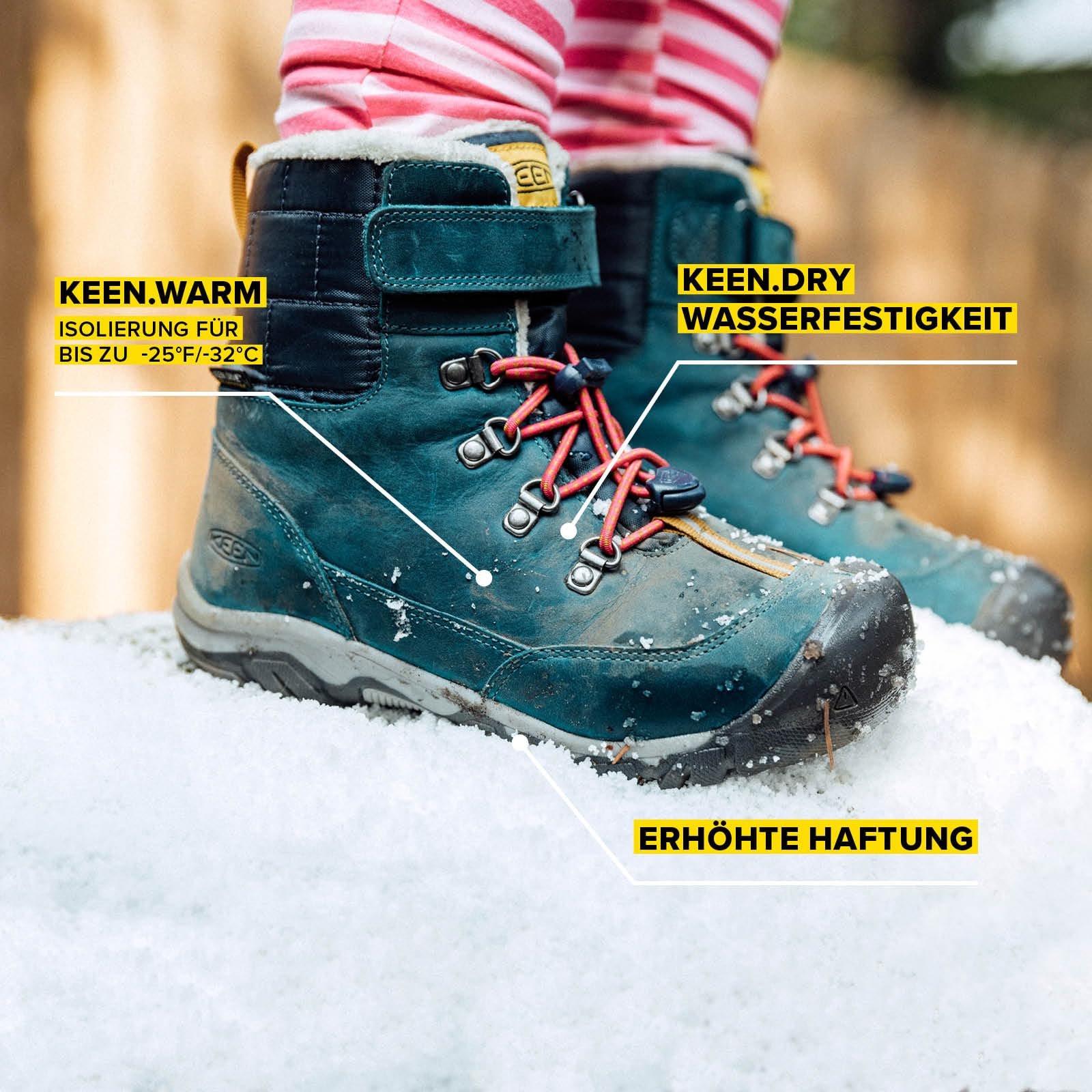 Ботинки Keen Kanibou Waterproof для детей, унисекс, фото №5