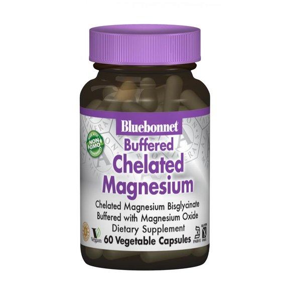 Мікроелемент Магній Bluebonnet Nutrition Albion Buffered Chelated Magnesium 200 mg 60 Caps, фото №1 Мікроелемент Магній Bluebonnet Nutrition Albion Buffered Chelated Magnesium 200 mg 60 Caps, фото №1