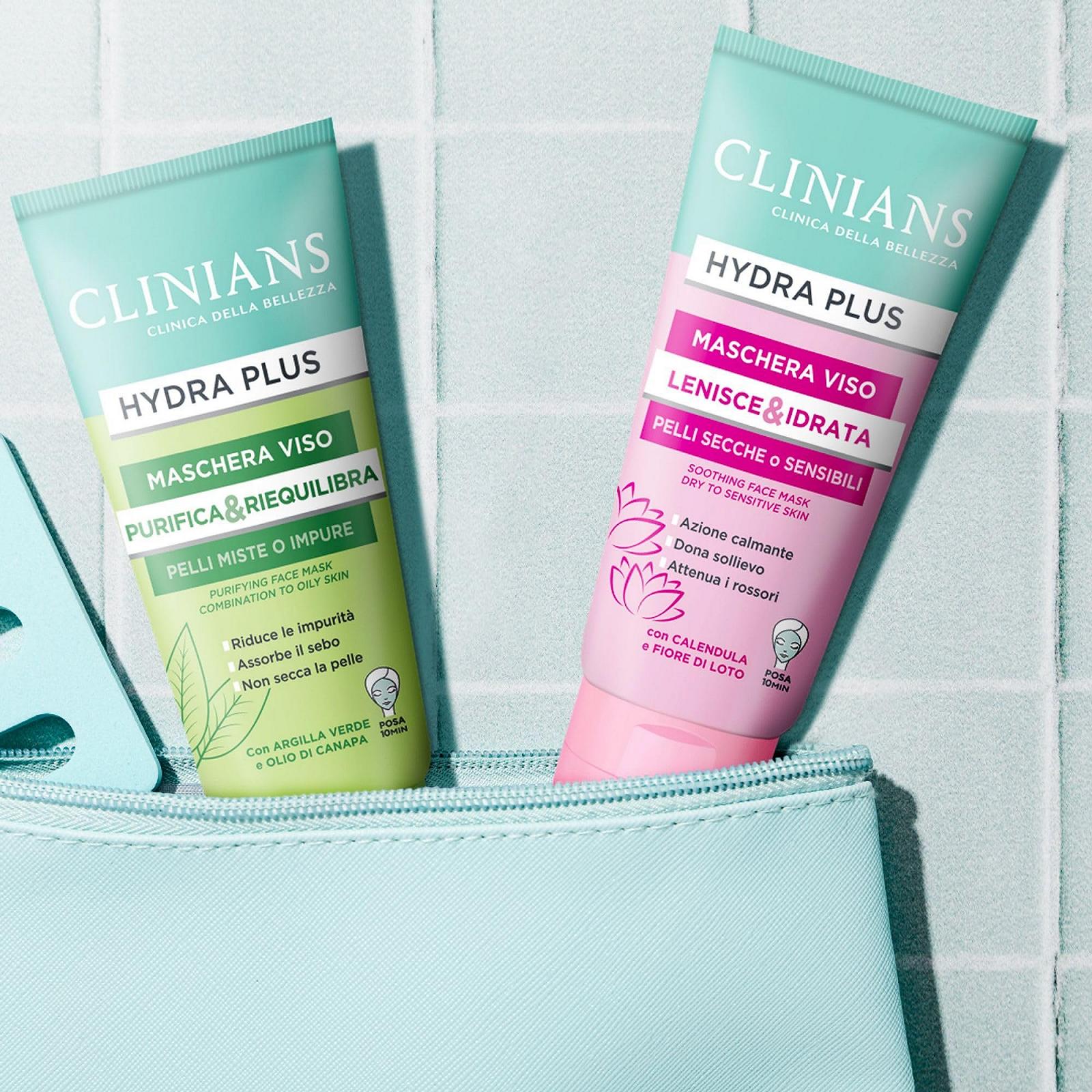 Маска для обличчя CLINIANS Hydra Plus Очищуюча, 75 мл, фото №4