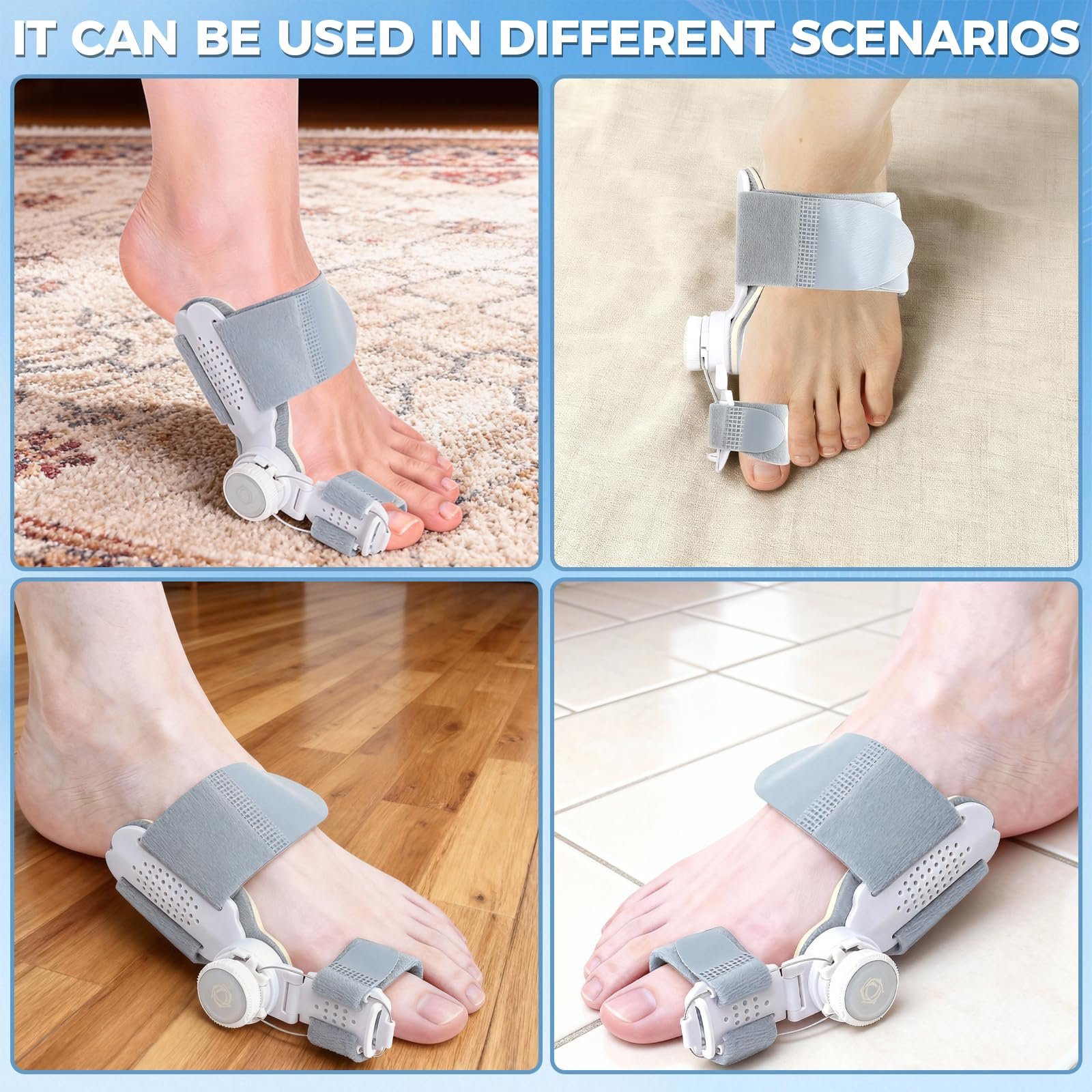 Шина Hallux Valgus, разделитель для пальцев, корректор вальгусной деформации, фото №7 Шина Hallux Valgus, разделитель для пальцев, корректор вальгусной деформации, фото №7