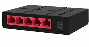 Коммутатор Mercury SG105M 5 портів Ethernet 10/100 Мбіт/1000 Мбіт/сек BOX Q60 - Фото 1