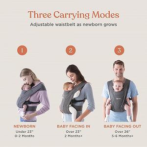 Ерго-рюкзак Ergobaby Embrace Cozy 3.2-11.3 кг трикотаж Ponte Olive Green synthetic.ua - Фото 1