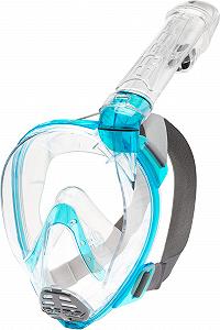 Маска повнолицева CRESSI Baron Unisex-Adult Large Vision з трубкою - Фото 1