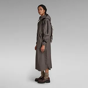 Женское платье G-Star RAW Anorak Dress Pabe Poplin - S цена на synthetic.ua - Фото 1 Женское платье G-Star RAW Anorak Dress Pabe Poplin - S synthetic.ua - Фото 1