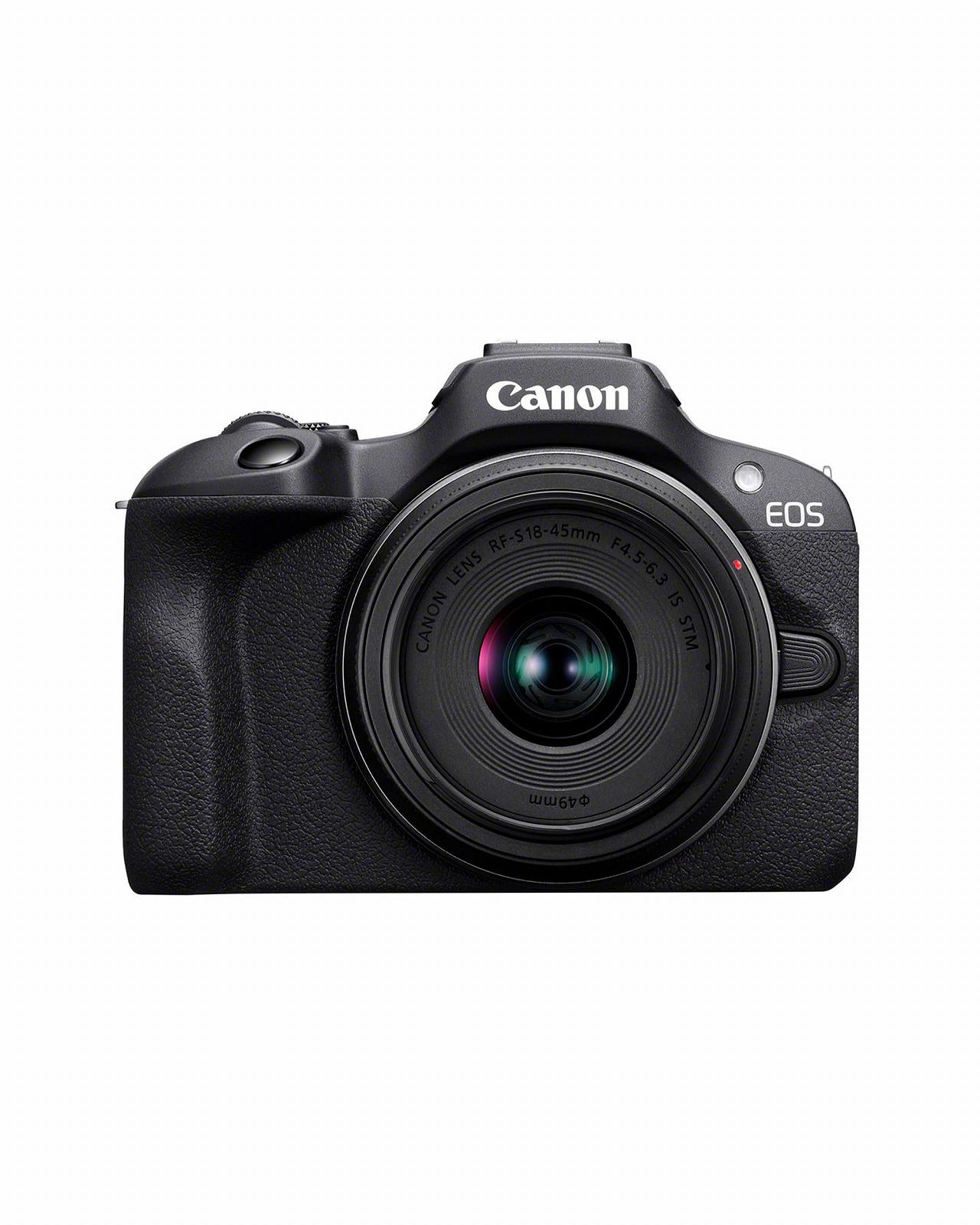 Камера Системная Canon EOS R100 с RF-S 18-45 мм - 24.1 MP APS-C - Dual Pixel AF, 4K Видео, 6.5 кадров/с, Распознавание Лица и Глаз, WiFi и Bluetooth, фото №1
