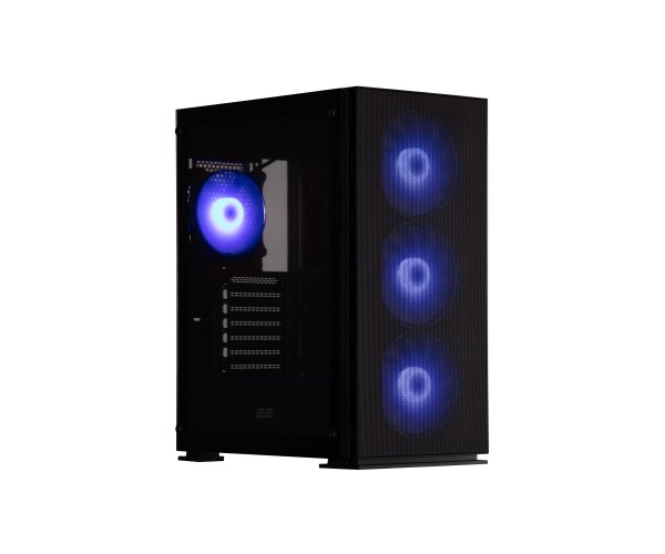 2E Gaming Корпус Virtus Neo G3301N без БЖ 2xUSB3.0, 1xUSB2.0, 3x140мм ARGB 1x120мм VGA 340мм LCS ready контролер з пультом TG Side Panel ATX чорний, фото №4