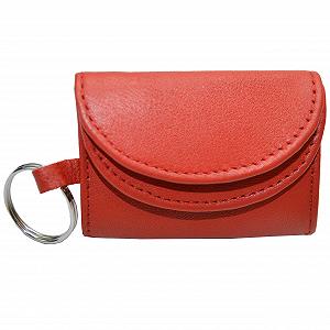 Кошелек Flevado Mini для вечеринок с кожаным брелоком Красный - Фото 1