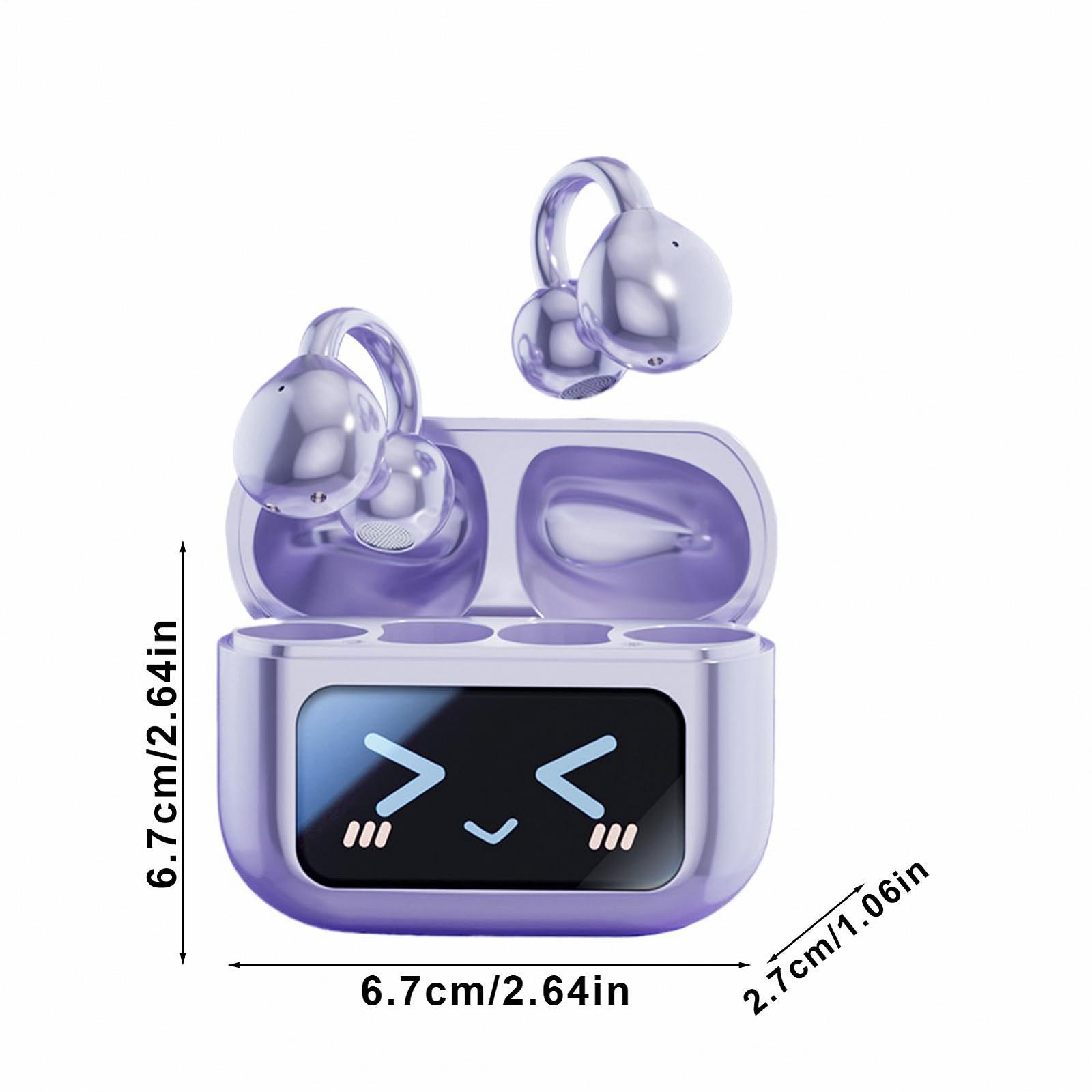 Беспроводные наушники с экраном, интеллектуальная беспроводная, водонепроницаемые, фото №6