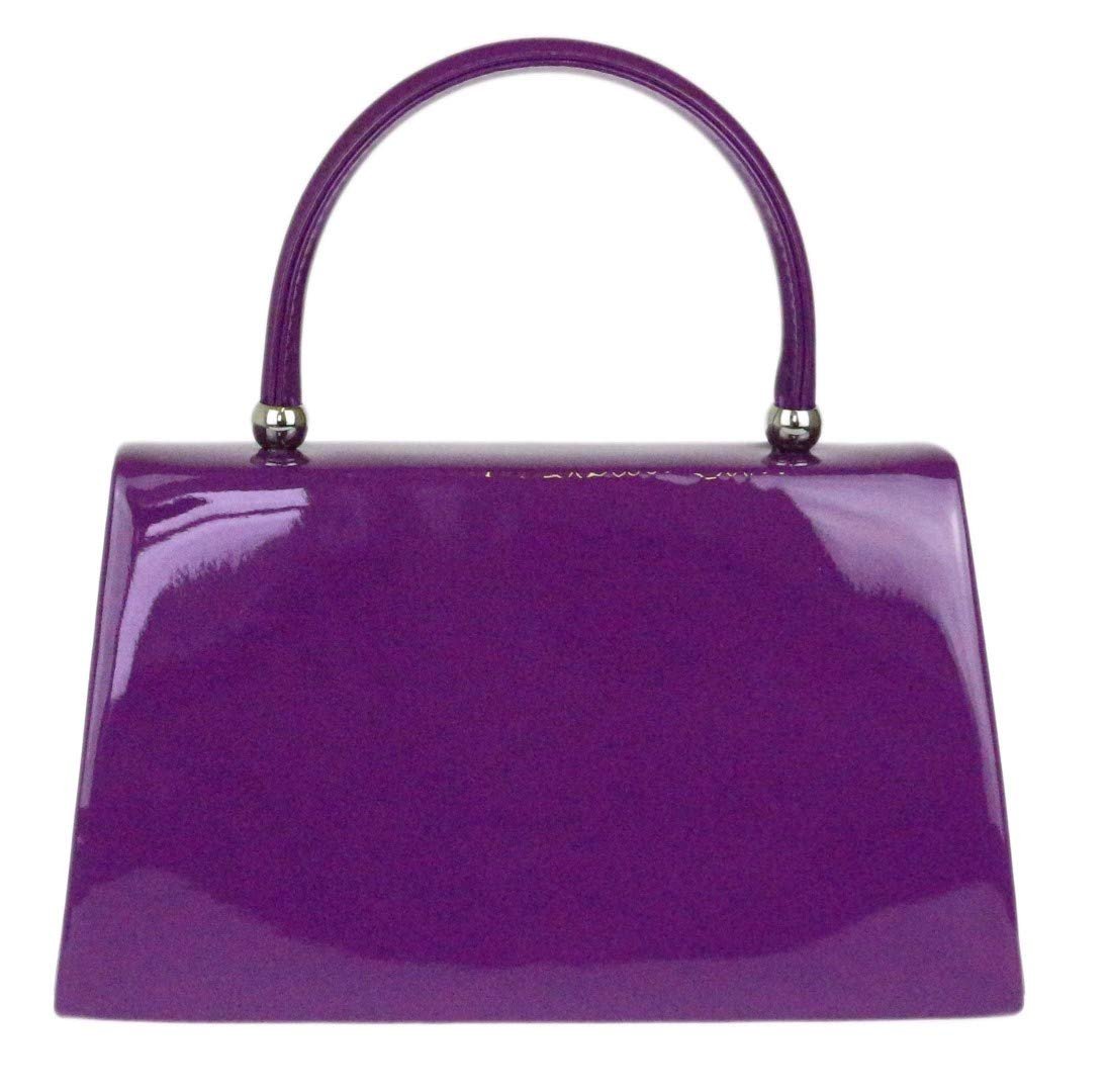 Клатч Girly Handbags лакований, жіночий, маленький жорсткий, фото №3