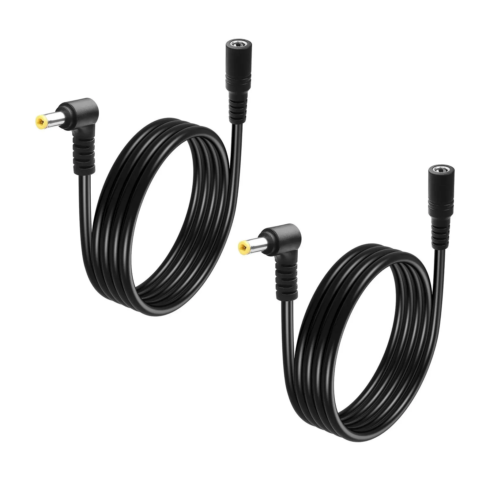 Кабель-подовжувач DC5525 GINTOOYUN 18AWG 5.5 мм x 2.5 мм 90 Degree Male to Female 1 м, фото №1