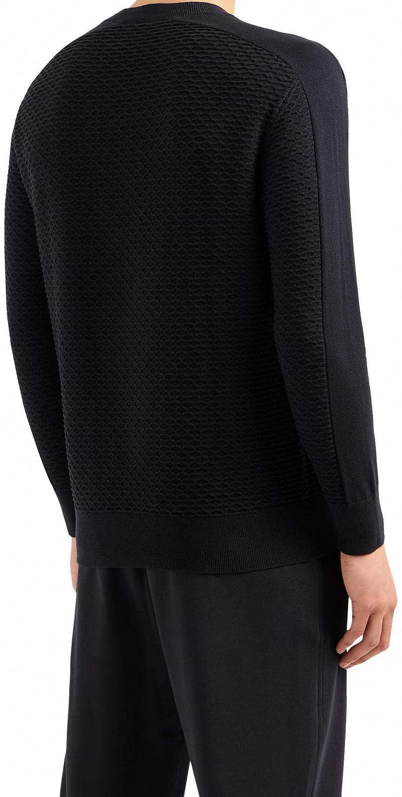 Джемпер Armani Exchange Чоловічий Круглий виріз, Рукава з манжетами, фото №5