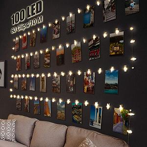 LED Гірлянда-прищіпка Litogo 100 LED 10 м - Фото 1