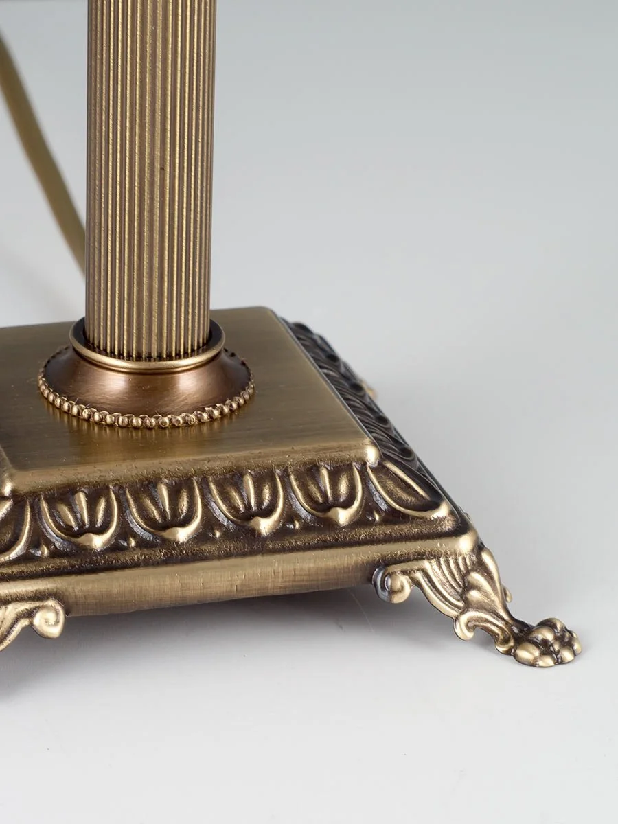 Настільна лампа 403775/4 в стилі модерн, антична латунь, 1xE14 Квітковий, фото №7