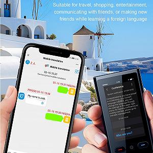 Пристрій для усного перекладу, Двосторонній перекладач у реальному часі, Підтримує 138 онлайн і 15 офлайн мов synthetic.ua - Фото 1