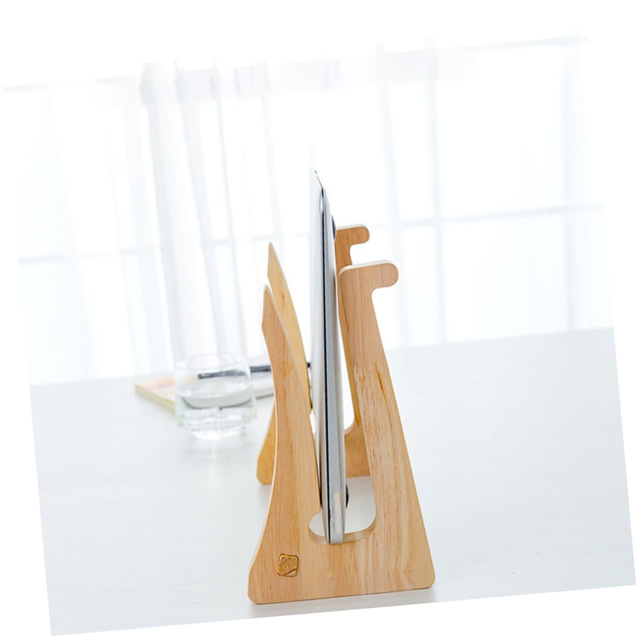 Дерев'яна Підставка для ноутбука, Регульована по висоті, фото №3 Дерев'яна Підставка для ноутбука, Регульована по висоті, фото №3