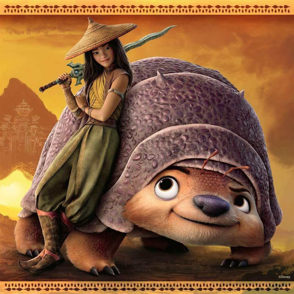 Пазл Ravensburger 05098 Raya, the Brave Warrior 3 x 49 элементов, фото №5
