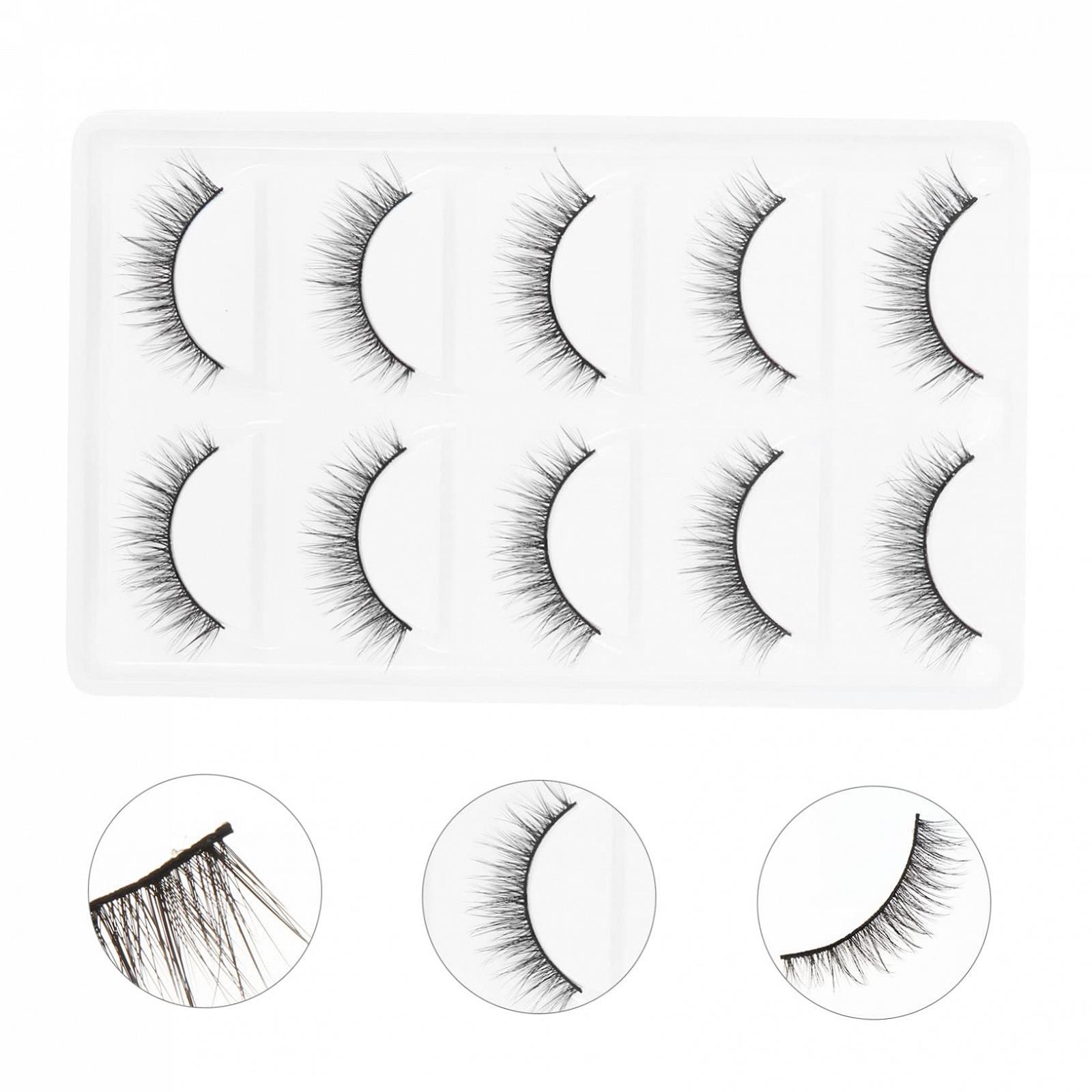 Ресницы 10 Пар Короткие Макияжные Многоразовые Накладные Толстые Натуральные Завитые Косметика 3D Синтетическое Волокно, фото №6 Ресницы 10 Пар Короткие Макияжные Многоразовые Накладные Толстые Натуральные Завитые Косметика 3D Синтетическое Волокно, фото №6