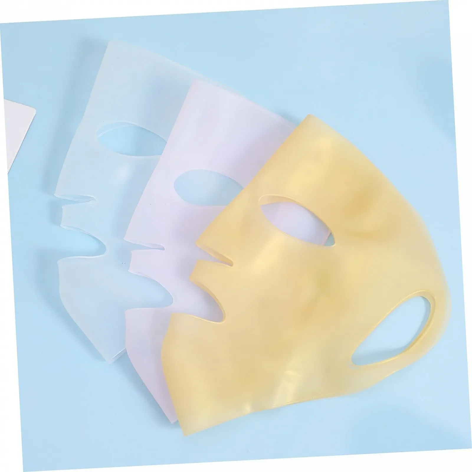 Маска для обличчя HEALEEP Багаторазова 3 шт. з вушними петлями Зволожуюча, фото №4