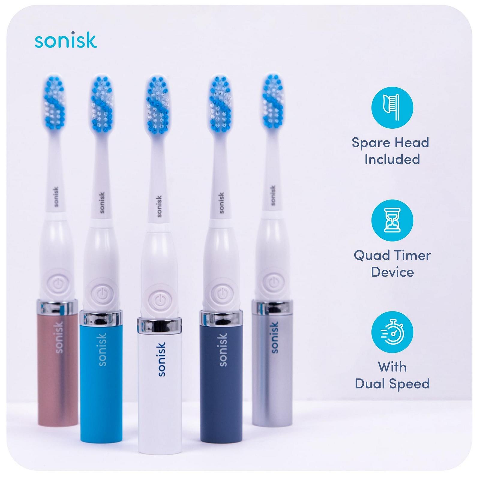 Зубная щетка электрическая Sonisk Pulse Black, фото №4