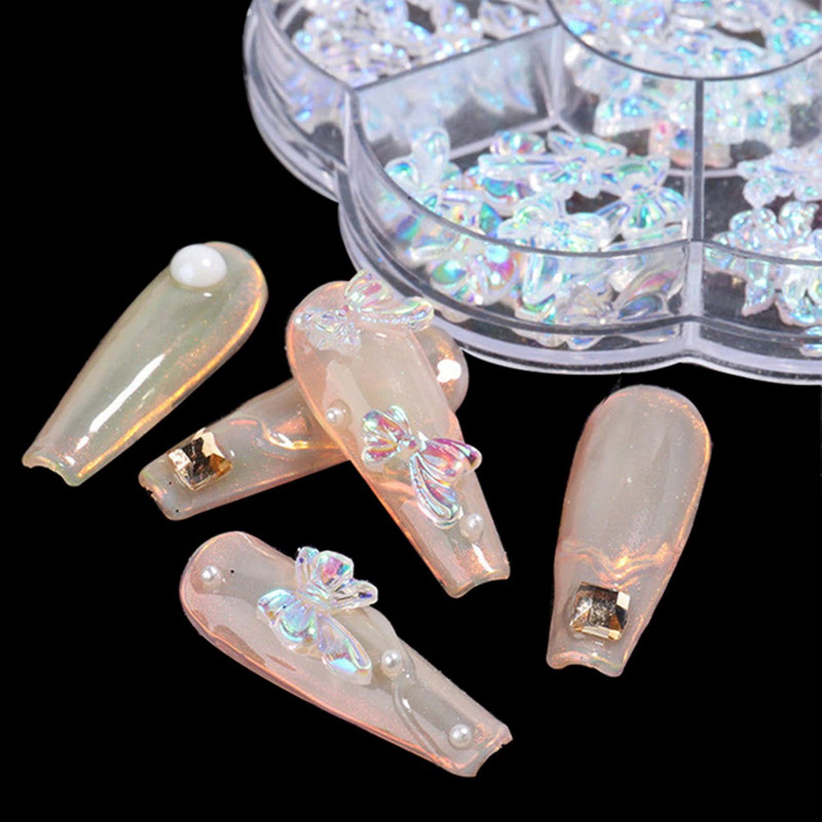 Бантик 3D, Набір 42 шт. для дизайну нігтів, фото №6