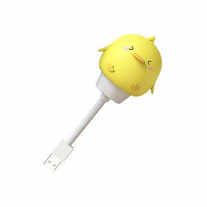USB Homoyoyo 1 x детский светодиодный светильник ночник ночник мультипликационный животное ночник детский ночник креативный лампа украшение очаровательный лампа ABS - Фото 1
