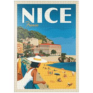 Пазл MyPuzzle Special Collection by Anderson Design Group France: Nice, Vintage Poster 1000 элементов - Фото 1