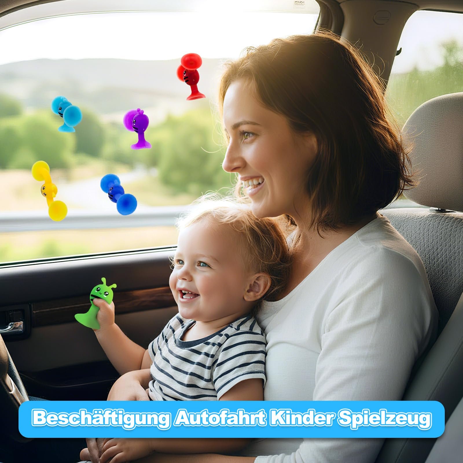 Іграшка на присосках Дитяча 30 штук Силіконова, фото №6