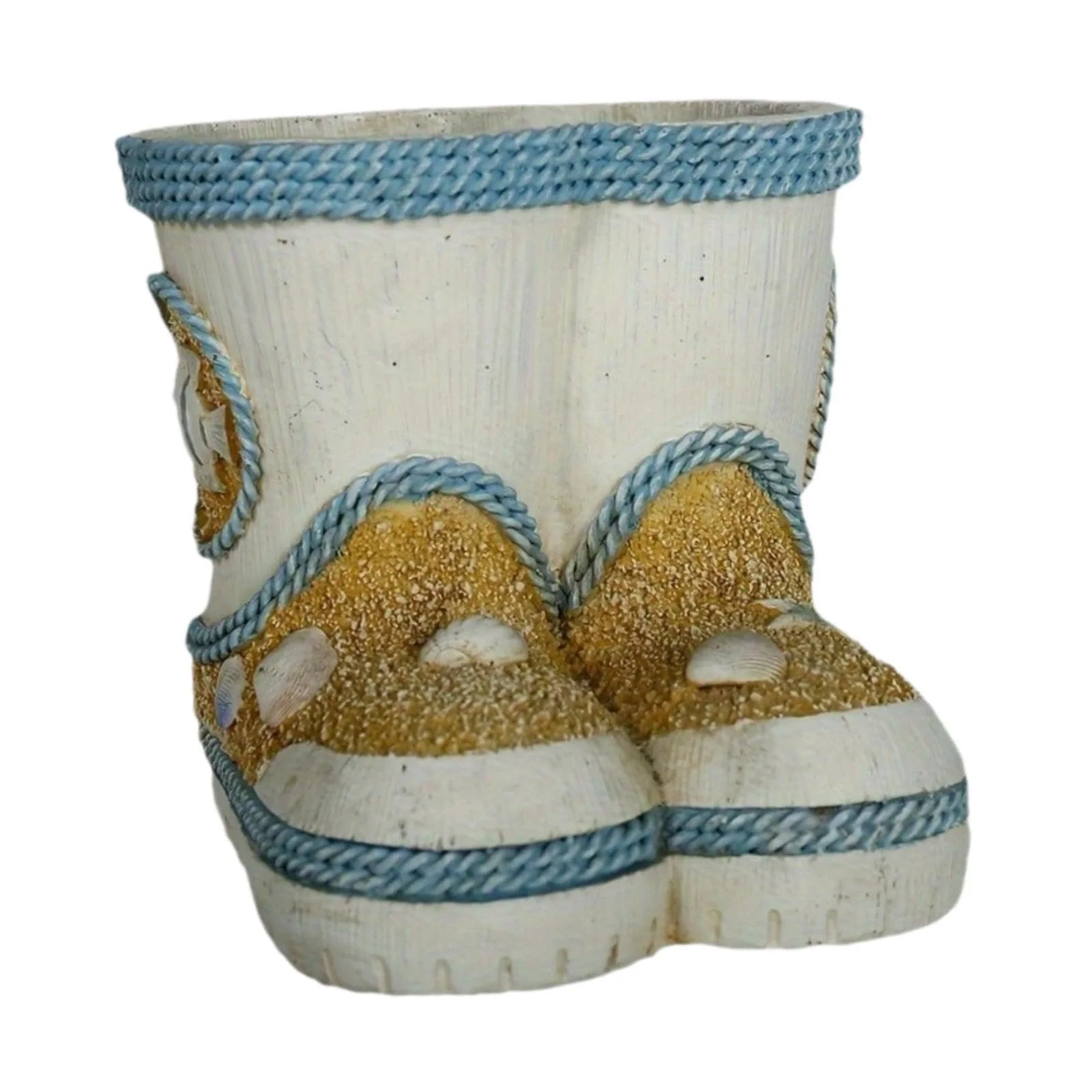 Декоративний квітковий горщик Черевик скандинавський стиль смола, фото №7 Декоративний квітковий горщик Черевик скандинавський стиль смола, фото №7