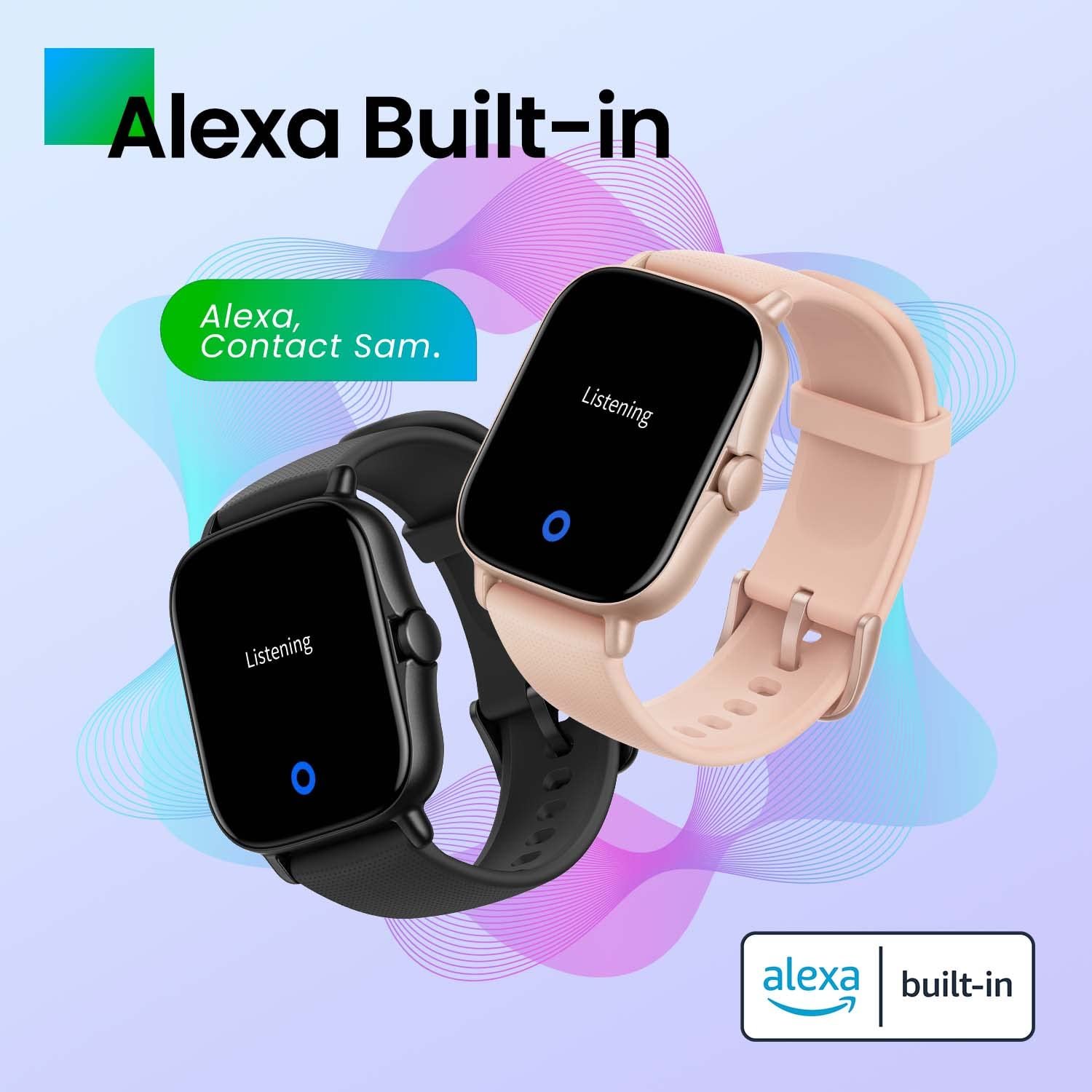 Смарт-годинник Amazfit GTS 2 з AMOLED-дисплеєм Always-on, Bluetooth-дзвінками, 3 ГБ пам'яті для музики, спортивний годинник з 90 спортивними режимами, моніторингом серцевого ритму та SpO2, Alexa, GPS, фото №9