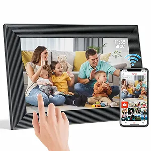 Цифровая фоторамка TSITSC 10.1 дюйма 1920 x 1200 HD IPS Touchscreen 32 GB WLAN - Фото 1