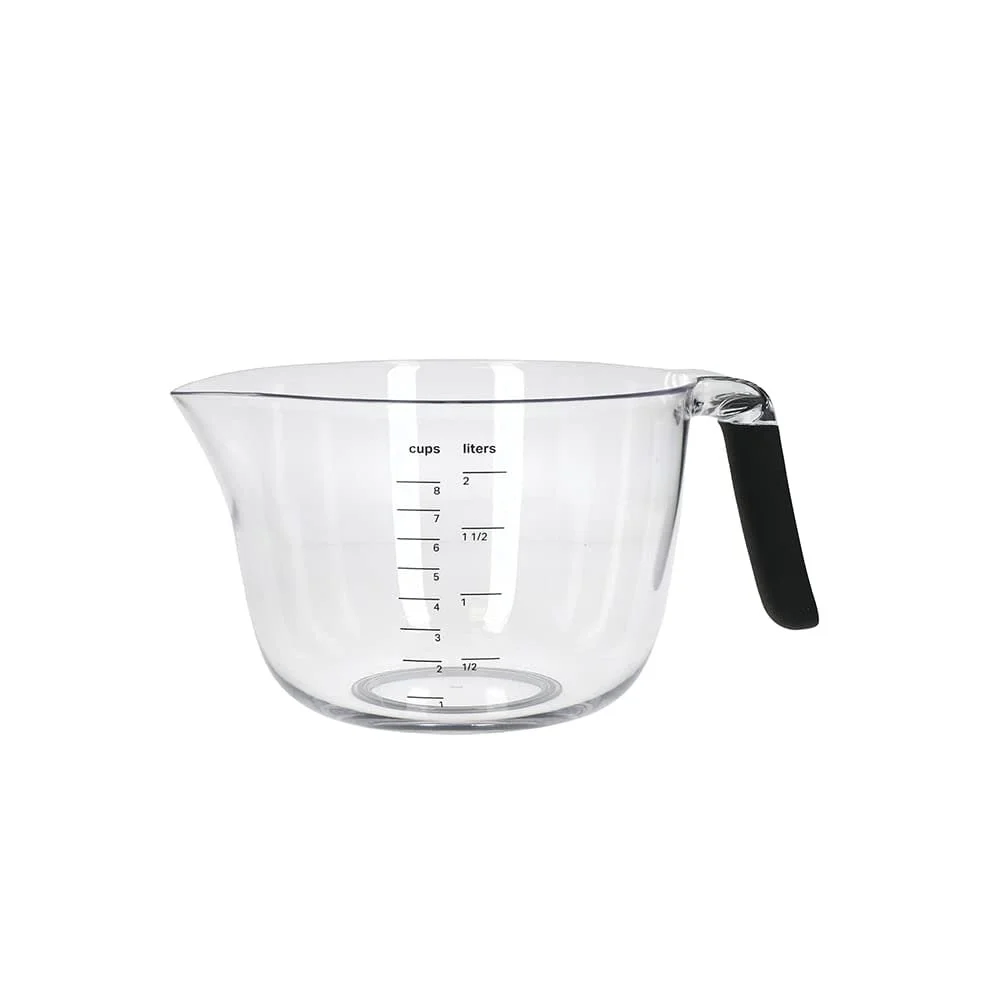 Миска для смешивания и мерная KitchenAid 2 л с ручкой Черный, фото №1 Миска для смешивания и мерная KitchenAid 2 л с ручкой Черный, фото №1