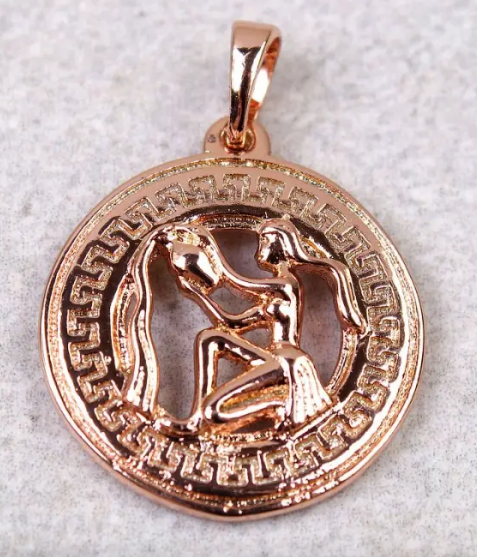 Жіноча підвіска: Водолій-знак зодіаку, фото №3
