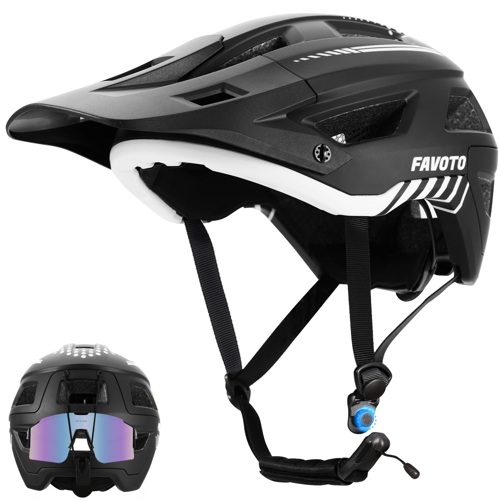 Шолом Favoto MTB з козирком, фото №1