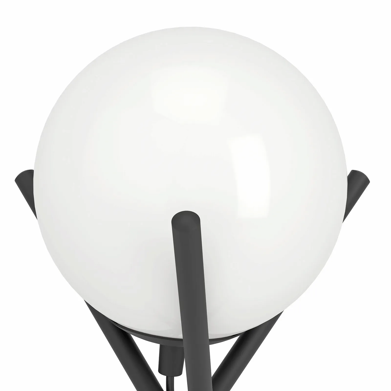 Настільна лампа EGLO Castellato метал скло E14 чорний білий, фото №4