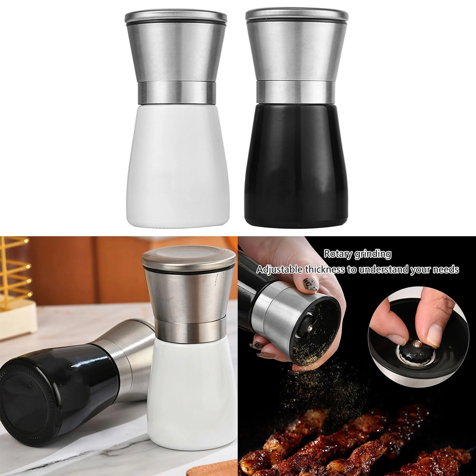 Ручний Млинок для Спецій для Кухні для Любителів Їжі, фото №2