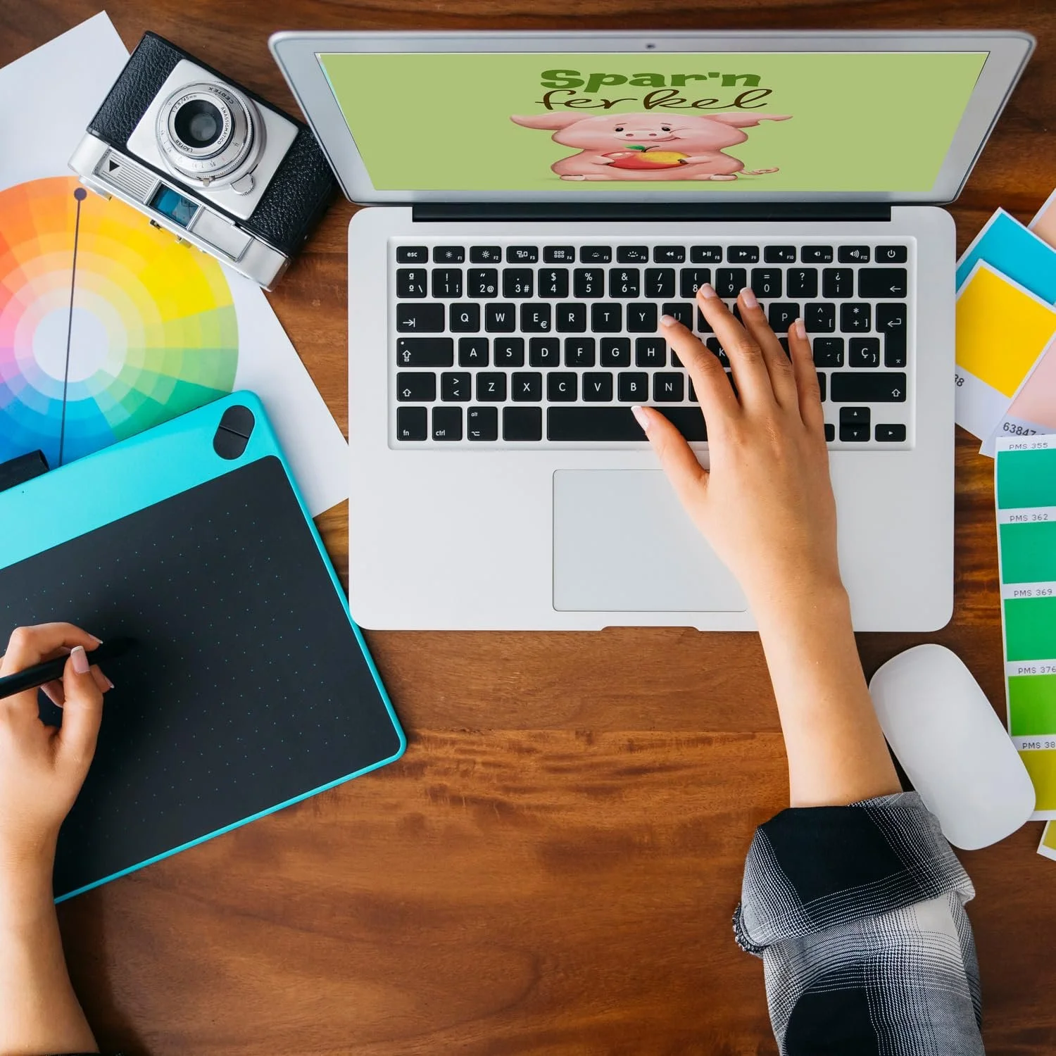 Скарбничка дерев'яна Порося Sparferkel з принтом, фото №8