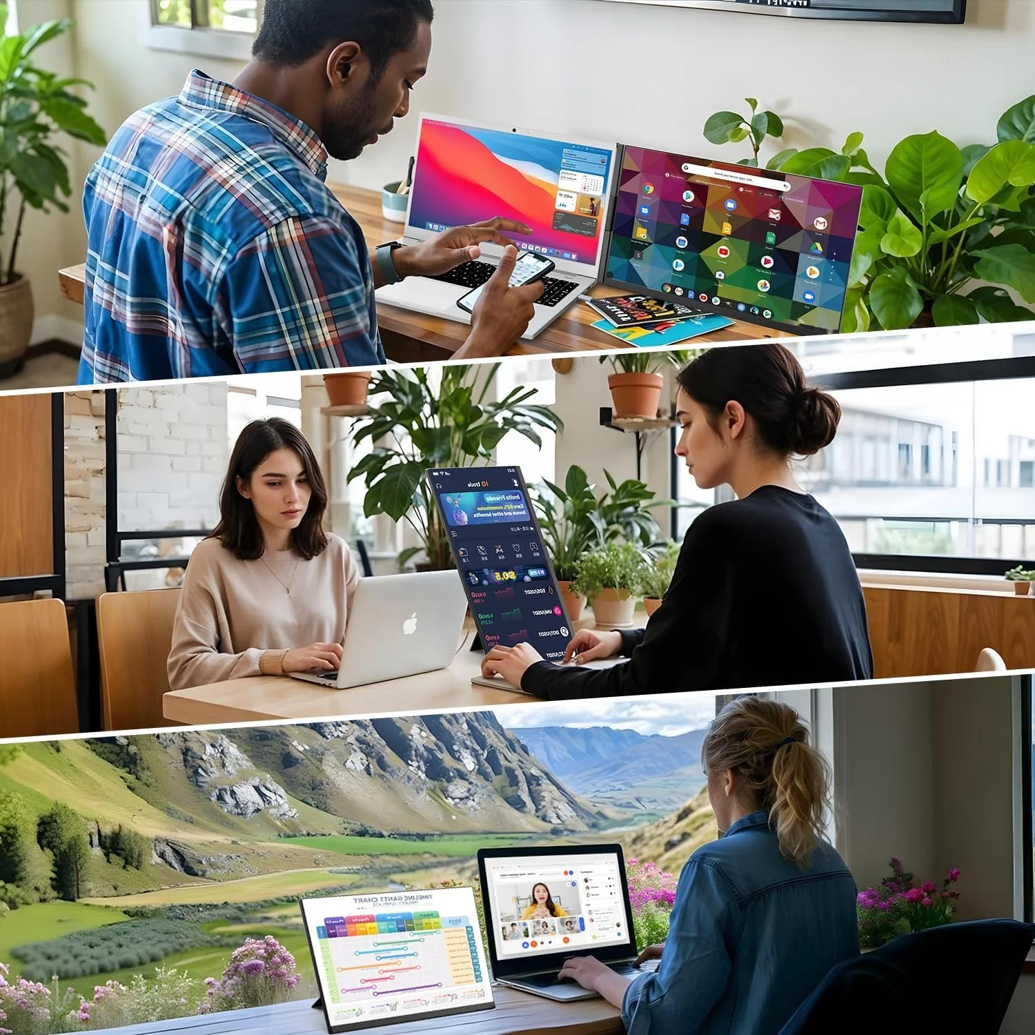 Монитор портативный 15.6" Teamgee P5 Full HD IPS 60 Гц, фото №5