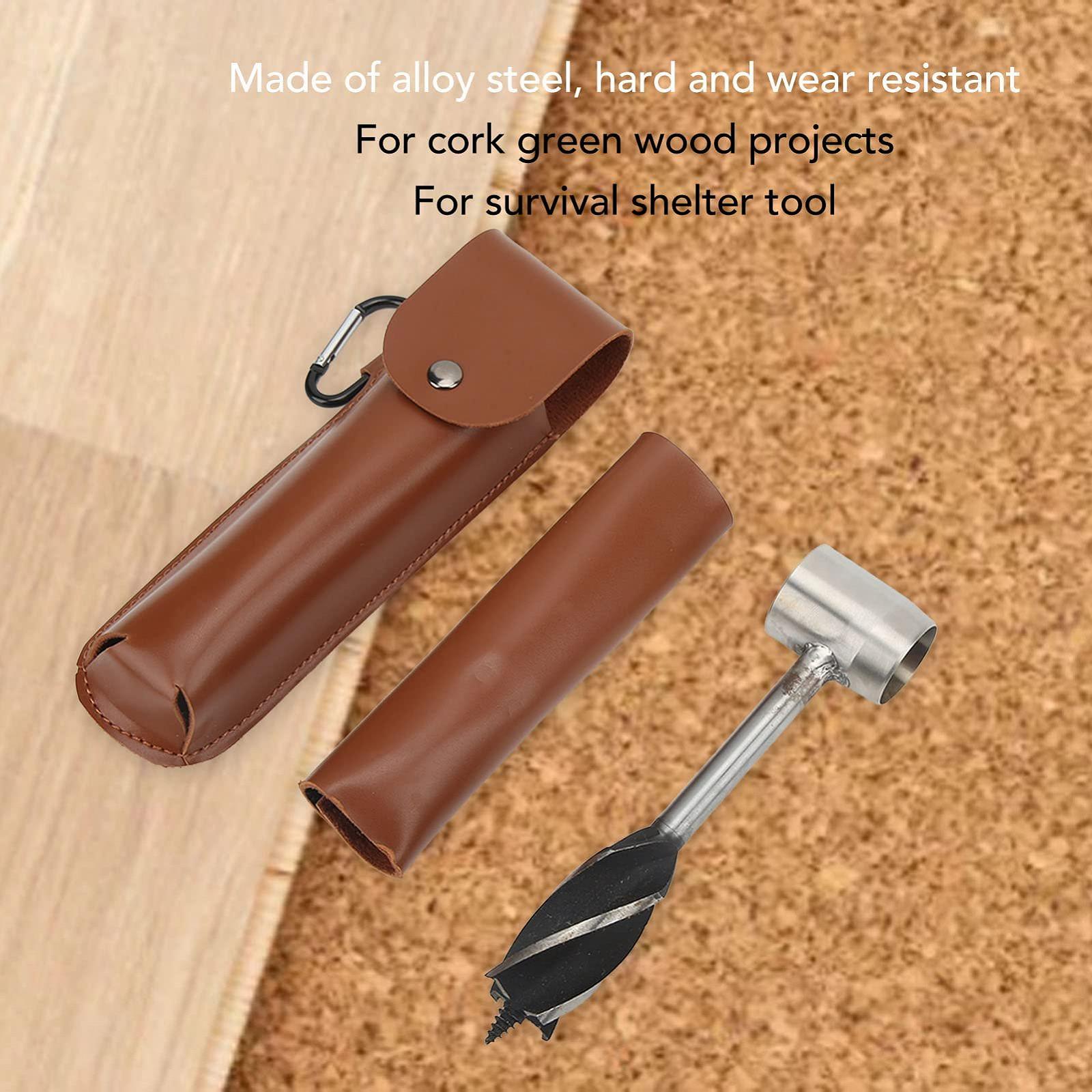 Инструмент для выживания Hand Snail Wrench Settlers, бур Scotch Eye Wood для кемпинга, бушкрафта и активного отдыха, фото №3