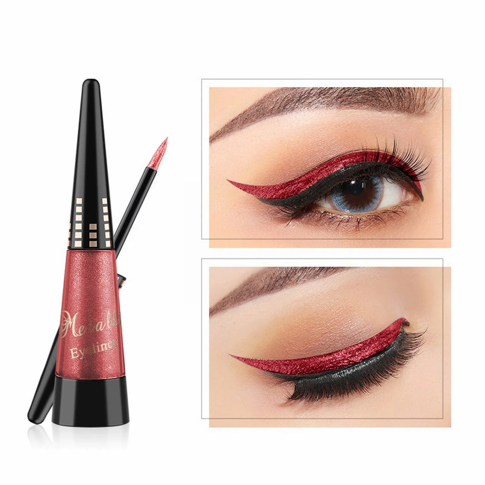 Підводка для очей Кольоровий макіяж Водостійка Блискуча Перламутрова, фото №7 Підводка для очей Кольоровий макіяж Водостійка Блискуча Перламутрова, фото №7