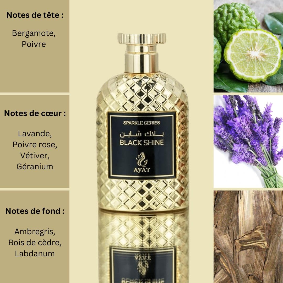 Парфюмерная вода AYAT PERFUMES Sparkle 100ml Черный Shine, фото №2 Парфюмерная вода AYAT PERFUMES Sparkle 100ml Черный Shine, фото №2