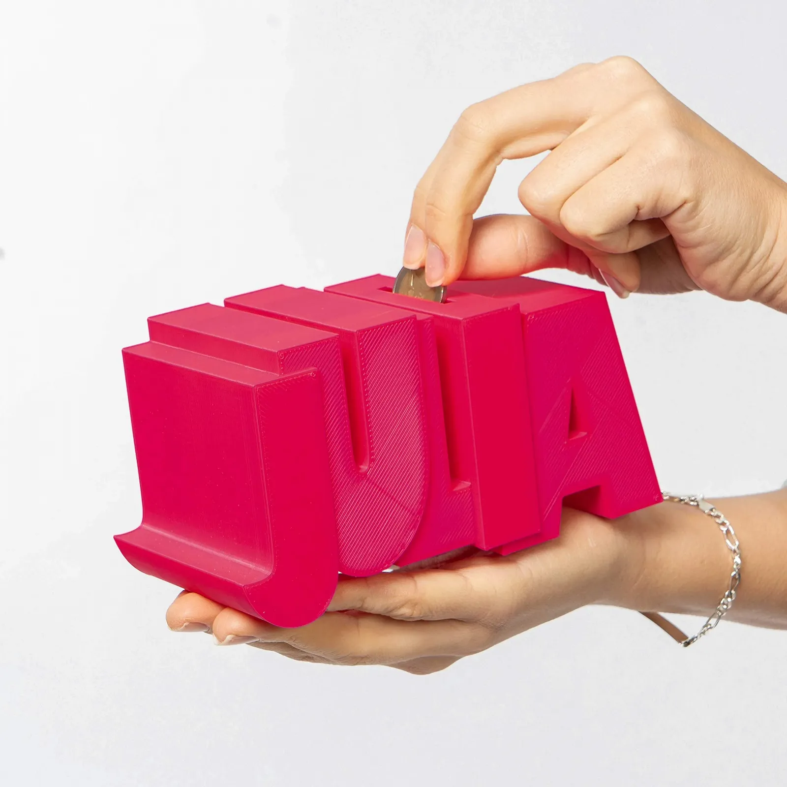 Копилка Именная Персонализированная Индивидуальный выбор имени 10 цветов, фото №5