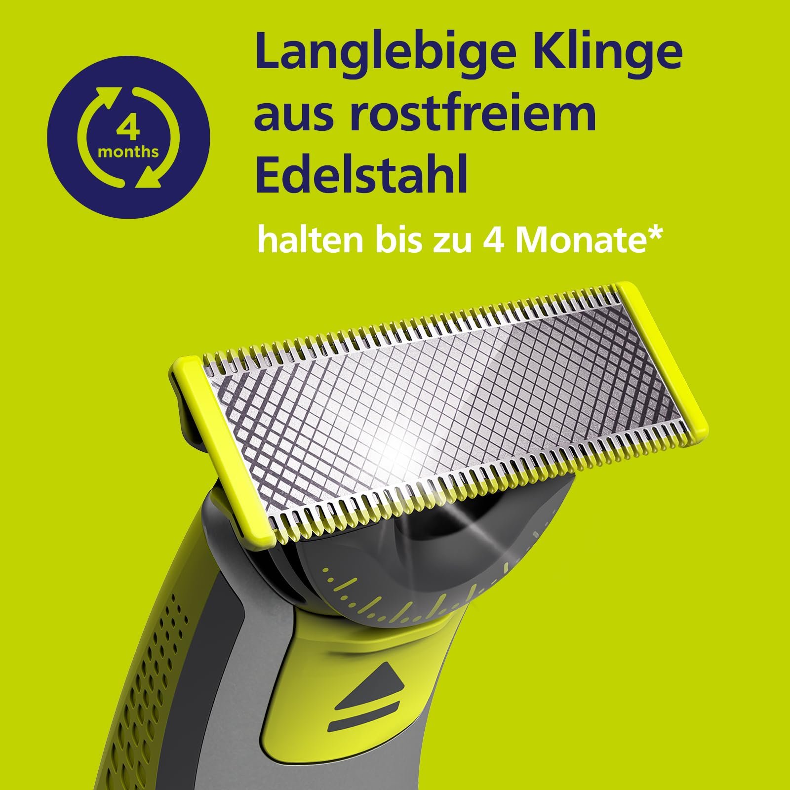 Змінні леза Philips OneBlade Original 360 QP440/50 4 шт., фото №8 Змінні леза Philips OneBlade Original 360 QP440/50 4 шт., фото №8